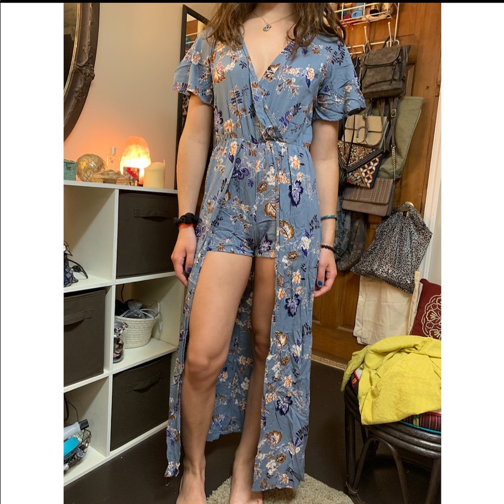 Long back romper